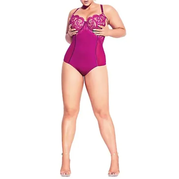 Delores Underwire Thong Bodysuit / Teddy Lingerie - Picture 12 of 16